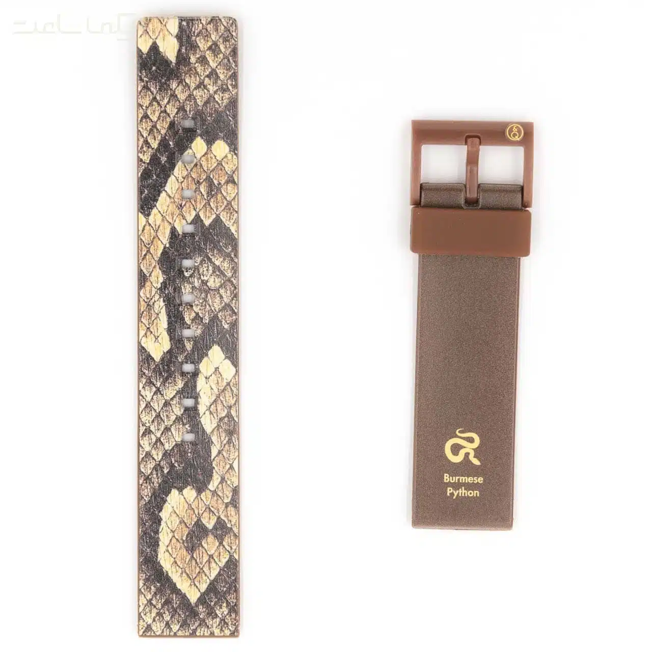 بند ساعت Q & Q سولار طرح پوست ماری