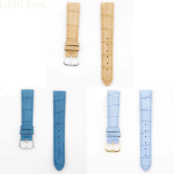 بند ساعت چرمی طرح کروکدیل 18mm
