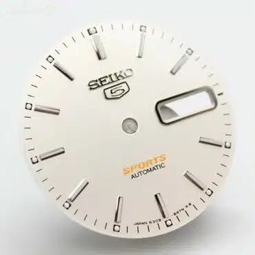 صفحه ساعت سیکو 5 اتوماتیک نقره ای SPORT