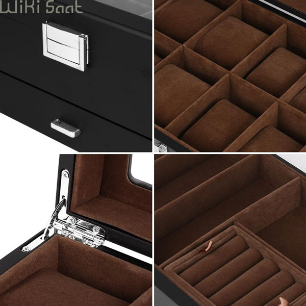 جعبه نگهداری ساعت ، عینک و جواهرات (2) جعبه نگهداری ساعت ، عینک و جواهرات