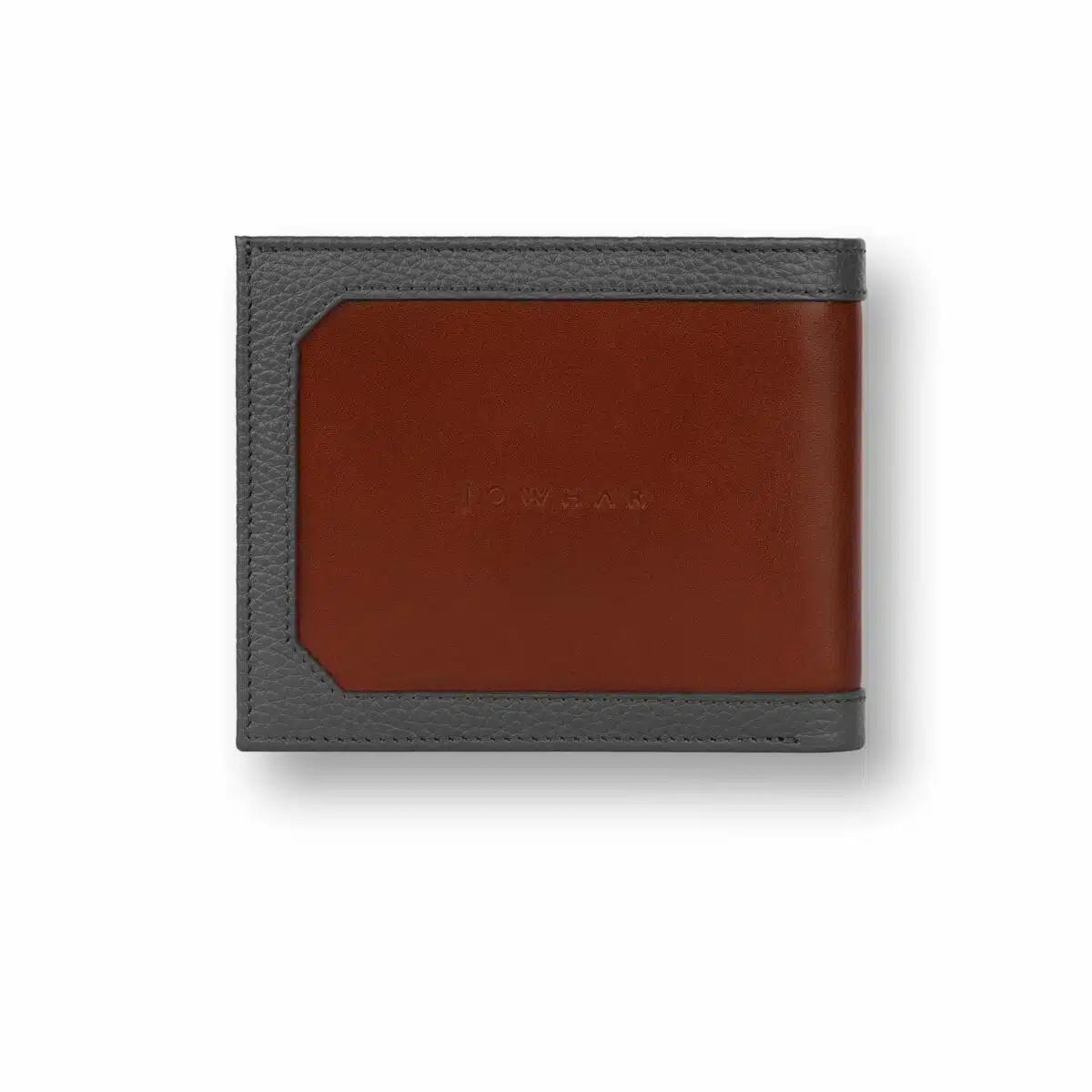 کیف پول چرمی Jowhar کالکشن Gray Frame 45