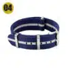 بند ساعت طرح ناتو چند رنگ Seat Belt