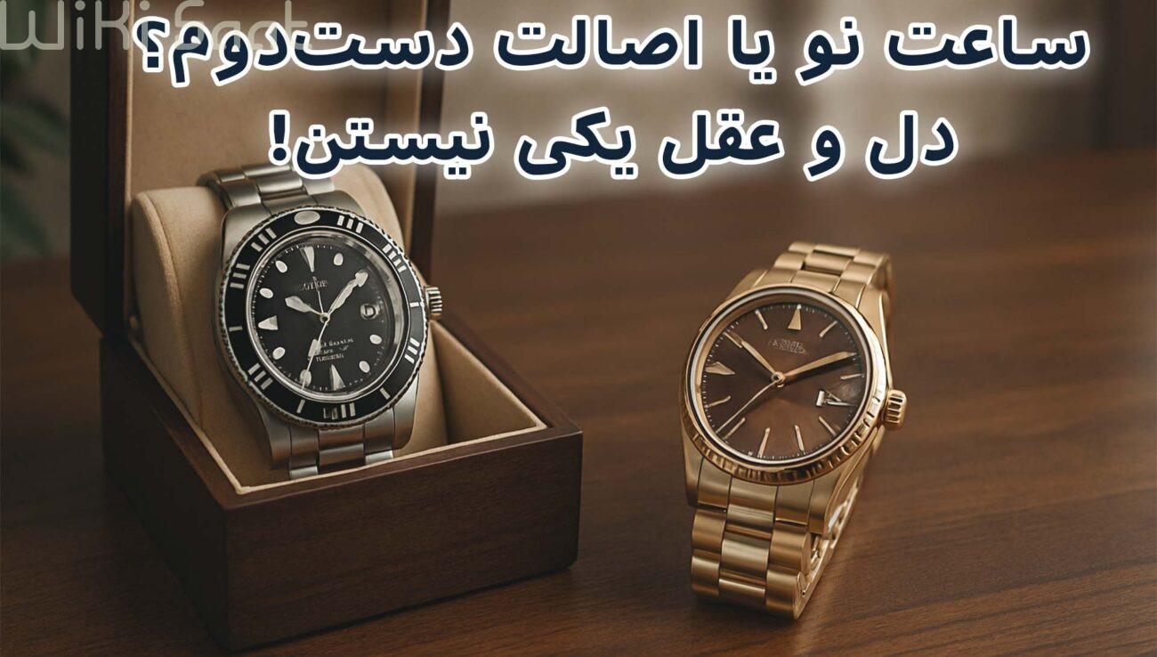 ساعت نو یا اصالت دست دوم؟دل و عقل یکی نیستن