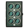 واچ وایندر آلومینیومی 6 عددی با نور LED